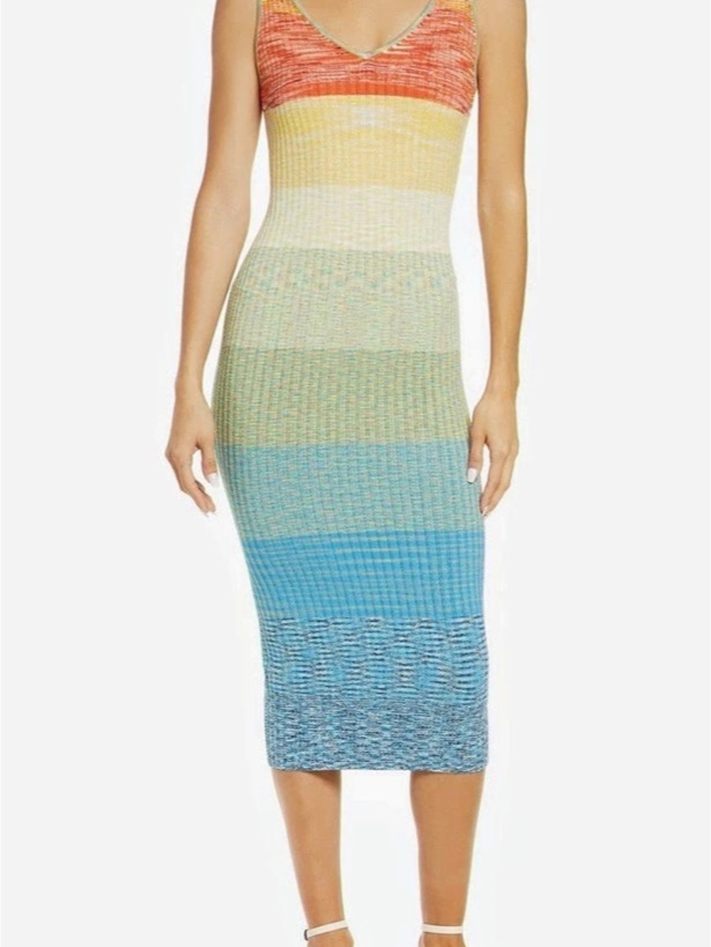 STAUD Dana Sleeveless Dress